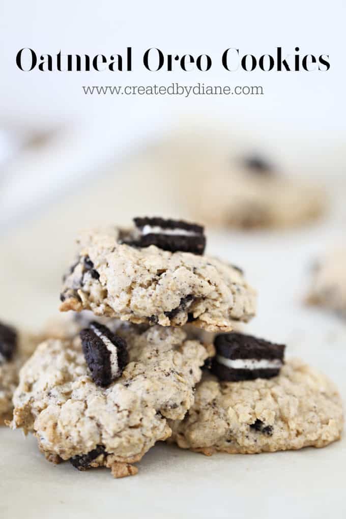 Oatmeal Oreo Cookies www.createdbydiane.com