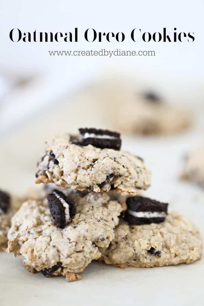 Oatmeal Oreo Cookies www.createdbydiane.com