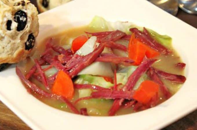 corned beef and cabbage soup