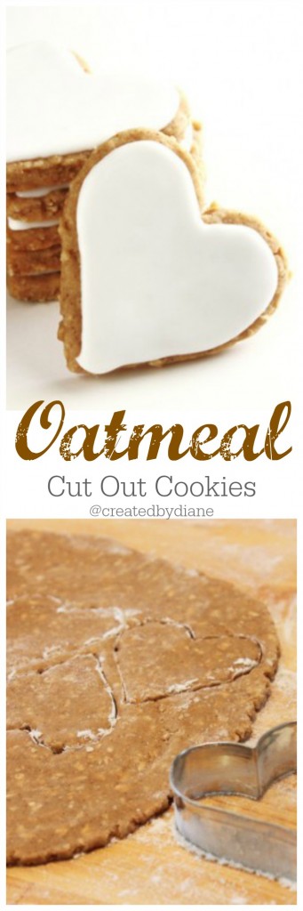 oatmeal cut out cookies @createdbydiane www.createdby-diane.com
