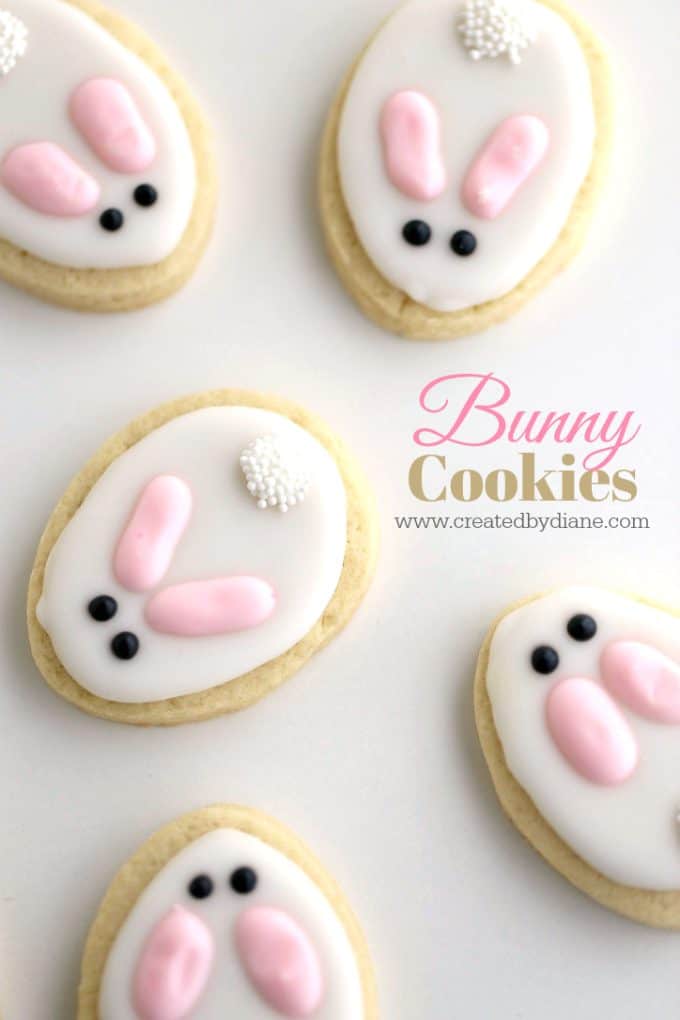 bunny cookies www.createdbydiane.com