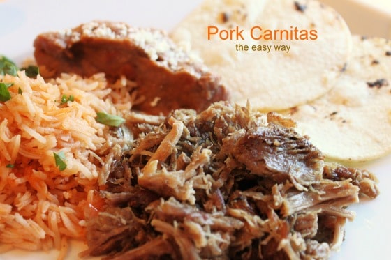 Pork Carnitas the easy way