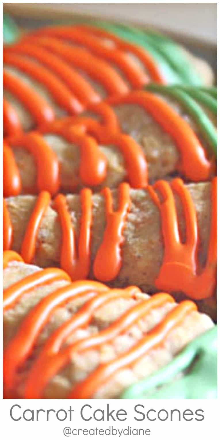 carrot cake scone recipe Easy Carrot Cake Scones with Glaze Icing
