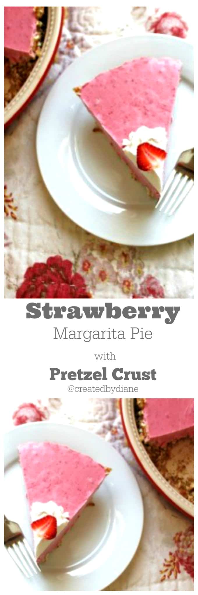 strawberry margarita pie @createdbydiane