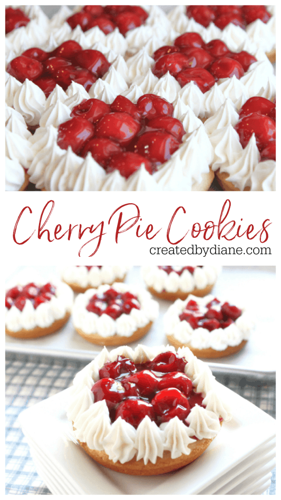 CHERRY PIE COOKIES createdbydiane.com