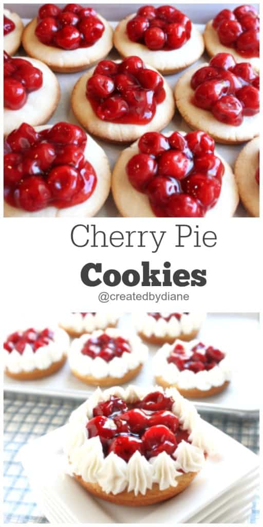 Cherry Pie Cookies @createdbydiane