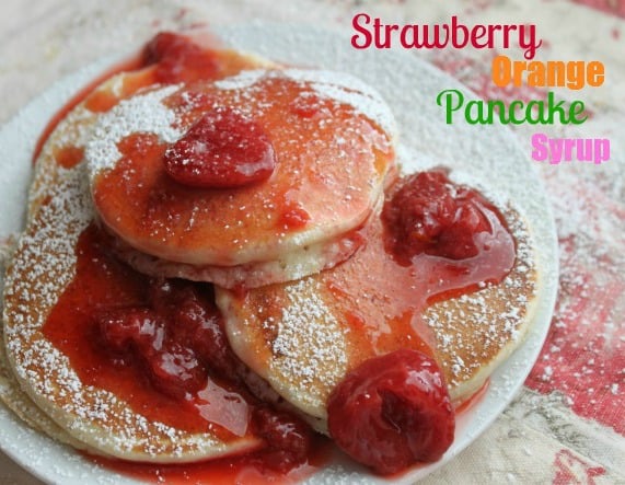 Strawberry Orange Pancake Syrup