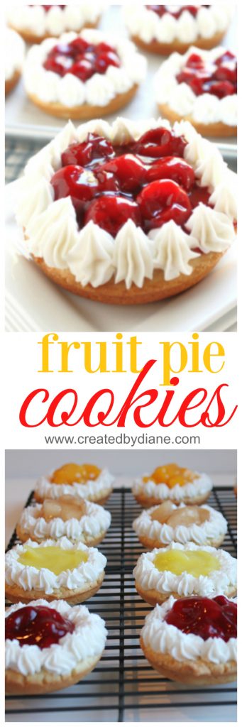 fruit pie cookies www.createdbydiane.com