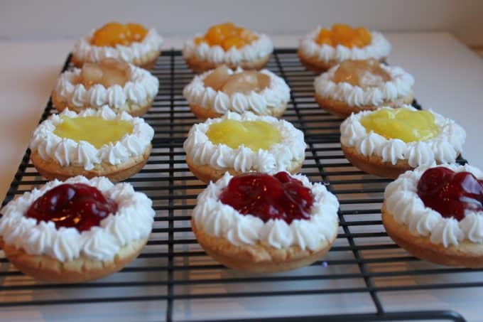 fruit pie cookies. peach, apple, lemon, cherry pies www.createdbydiane.com