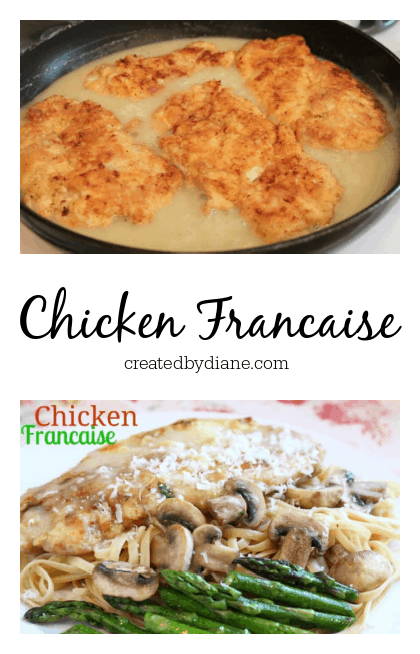 CHICKEN FRANCAISE recipe from createdbydiane.com