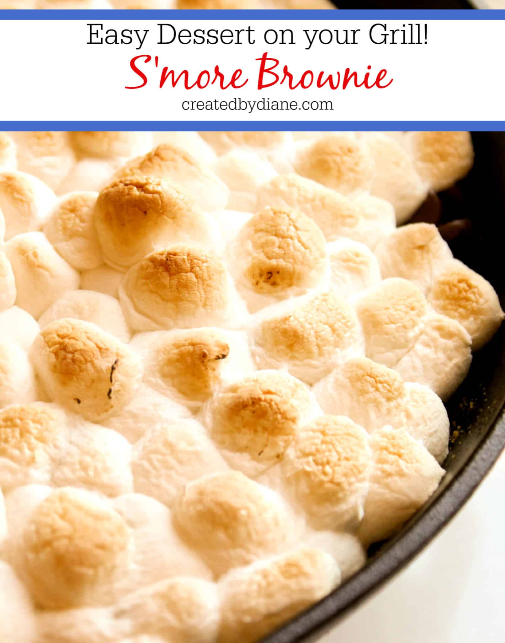 Grilled S'more Brownie Created by Diane