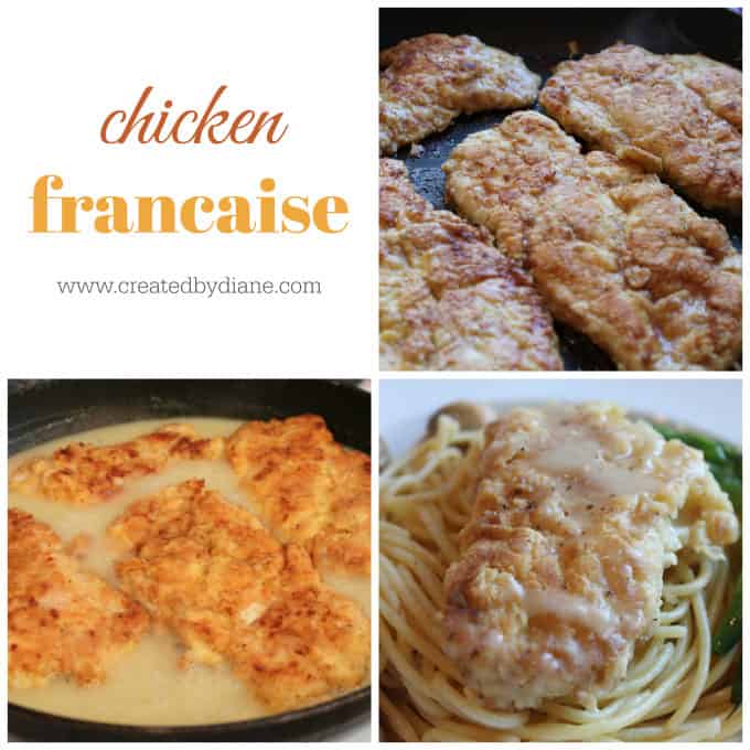 chicken francaise recipe www.createdbydiane.com