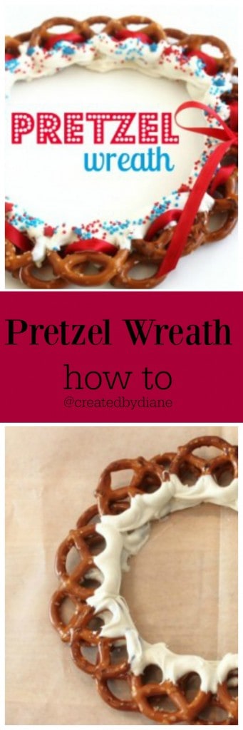 pretzel wreath @createdbydiane