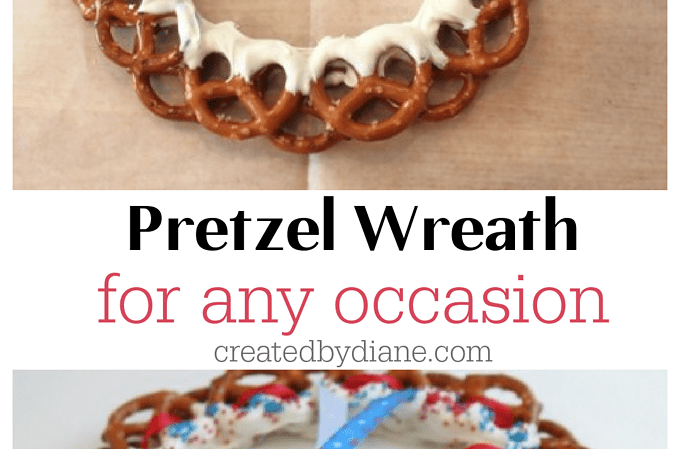 pretzel wreath for any occasion createdbydiane.com