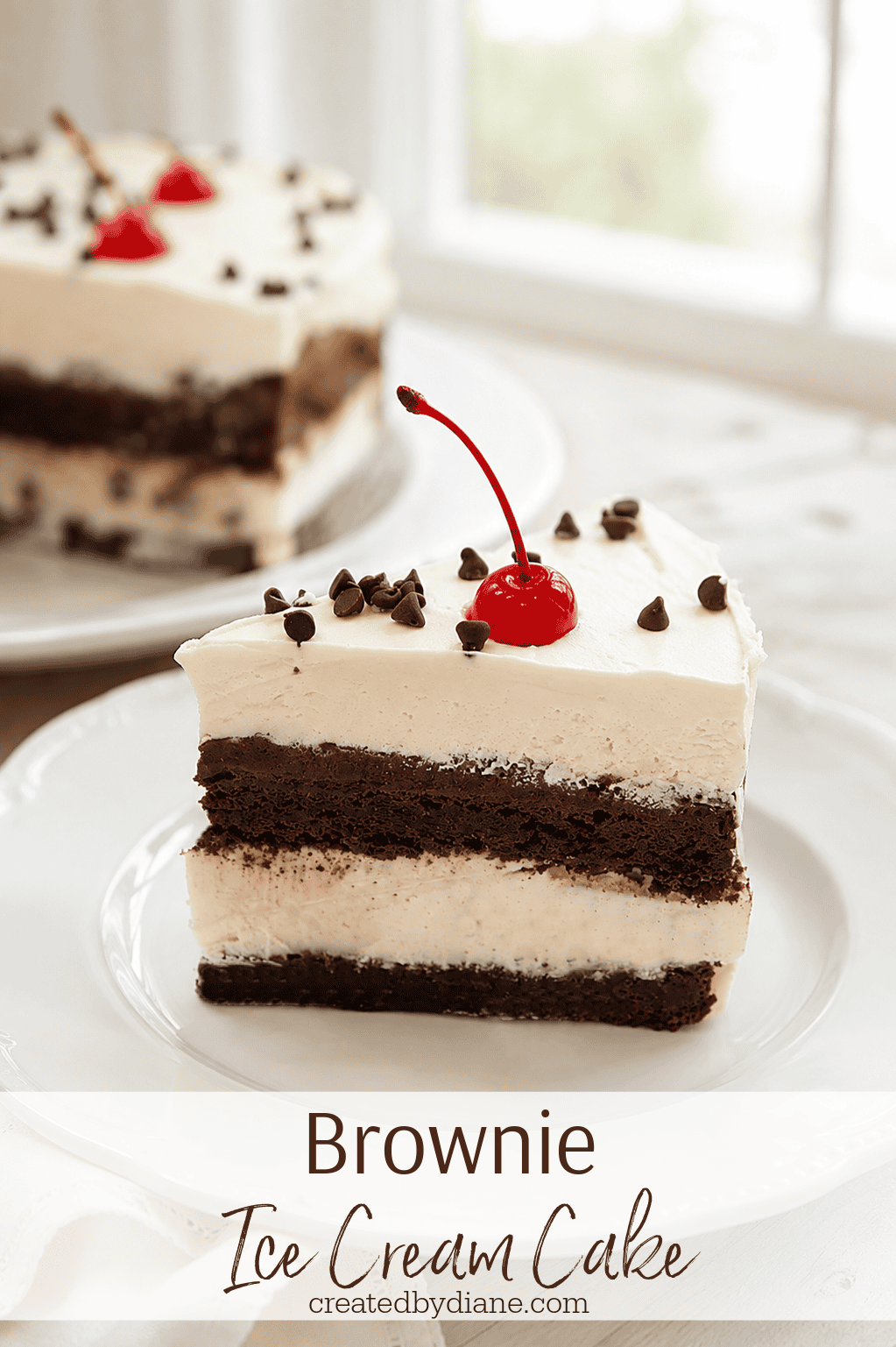 brownie ice cream cake recipe at createdbydiane