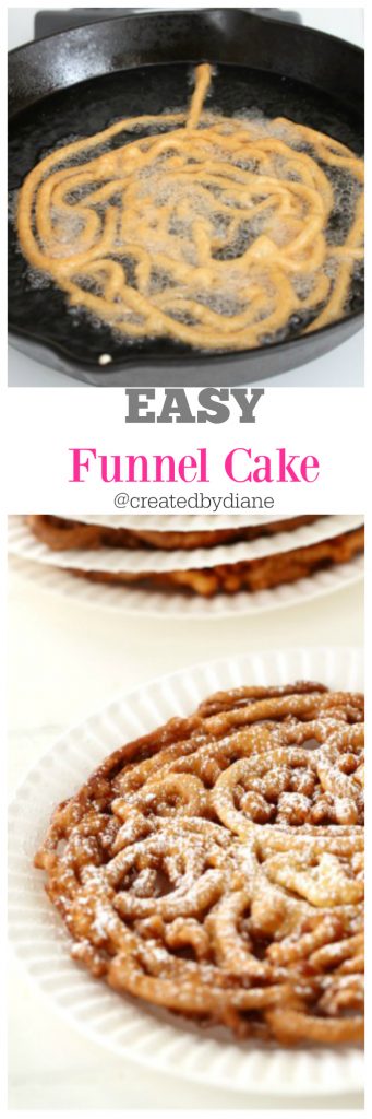 EASY Funnel Cake @createdbydiane