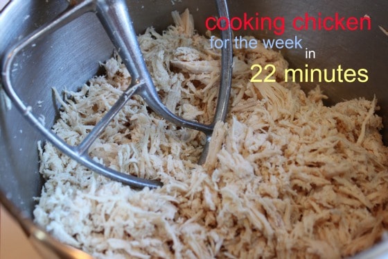 Instant Pot-Cooking Chicken for the Week in 22 minutes