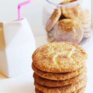 Snickerdoodles THE BEST COOKIE RECIPE, cinnamon sugar cookie by createdbydiane.com cookies piled high with a cookie jar carton of milk