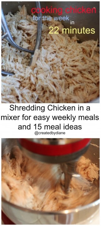 shredding chicken