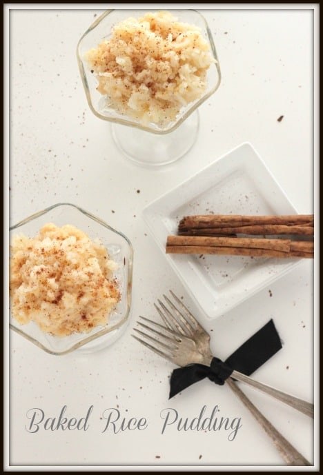 Baked Rice Pudding