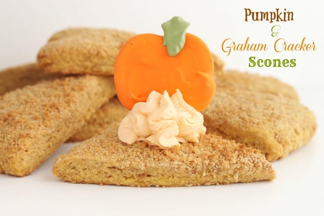 Pumpkin and Graham Cracker Scones