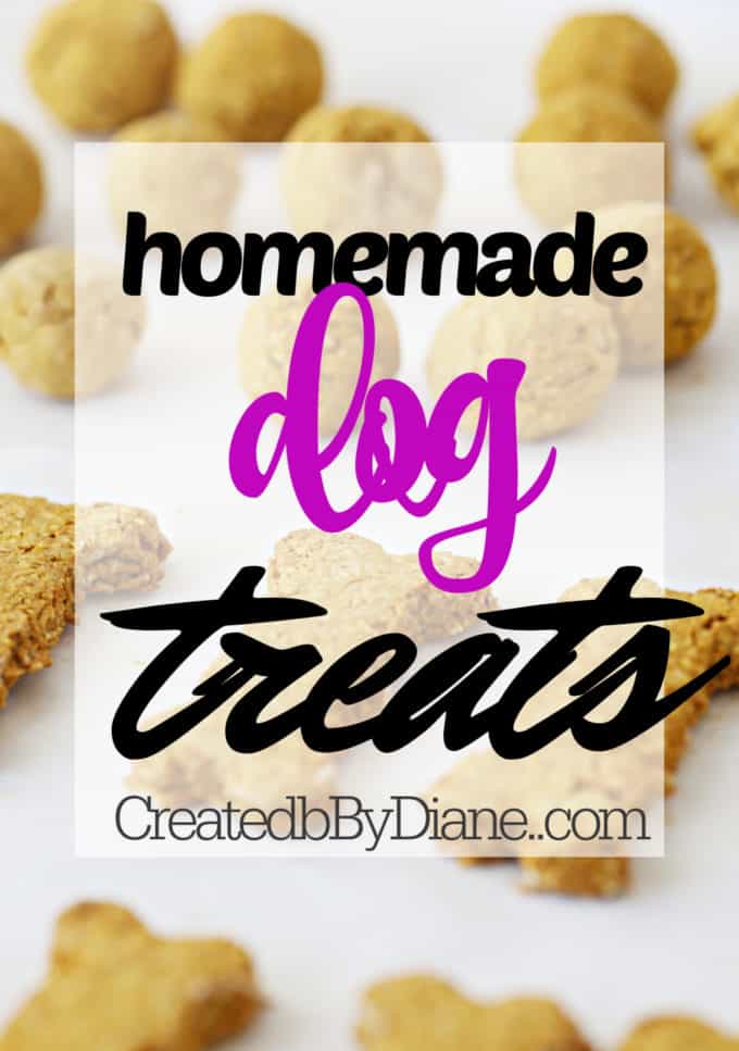 gluten free dog treats with oatmeal and pumpkin createdbydiane.com