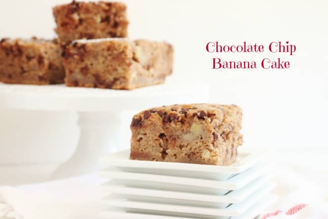 Chocolate Chip Banana Cake