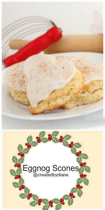 Eggnog Scones @createdbydiane