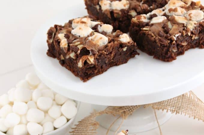 Rocky Road Brownies www.createdbydiane.com