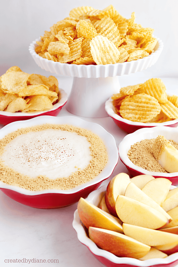 apple pie dip recipe, the perfect and easy to make dessert all year