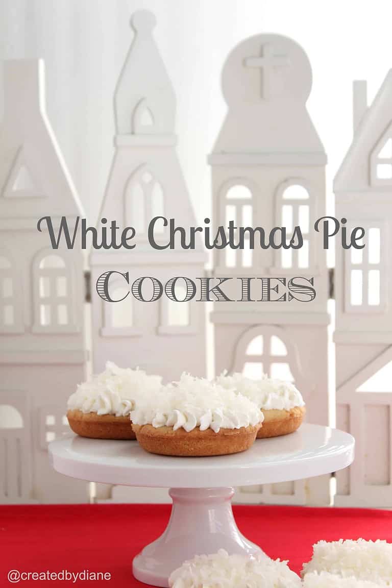 White Christmas Pie Cookies