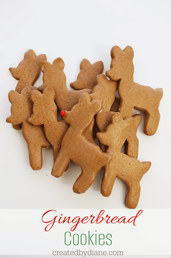 Gingerbread spice cookies with pumpkin spice glaze icing createdbydiane.com