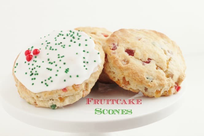 Fruitcake Scones