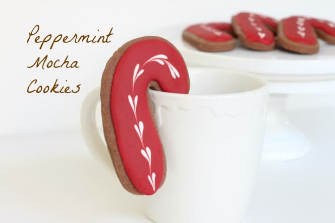 Peppermint Mocha Cut Out Cookies