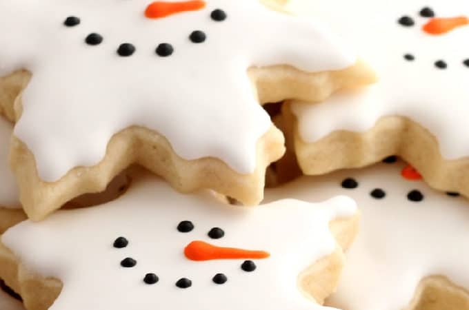 Snowflake Snowmen Cookies createdbydiane.com