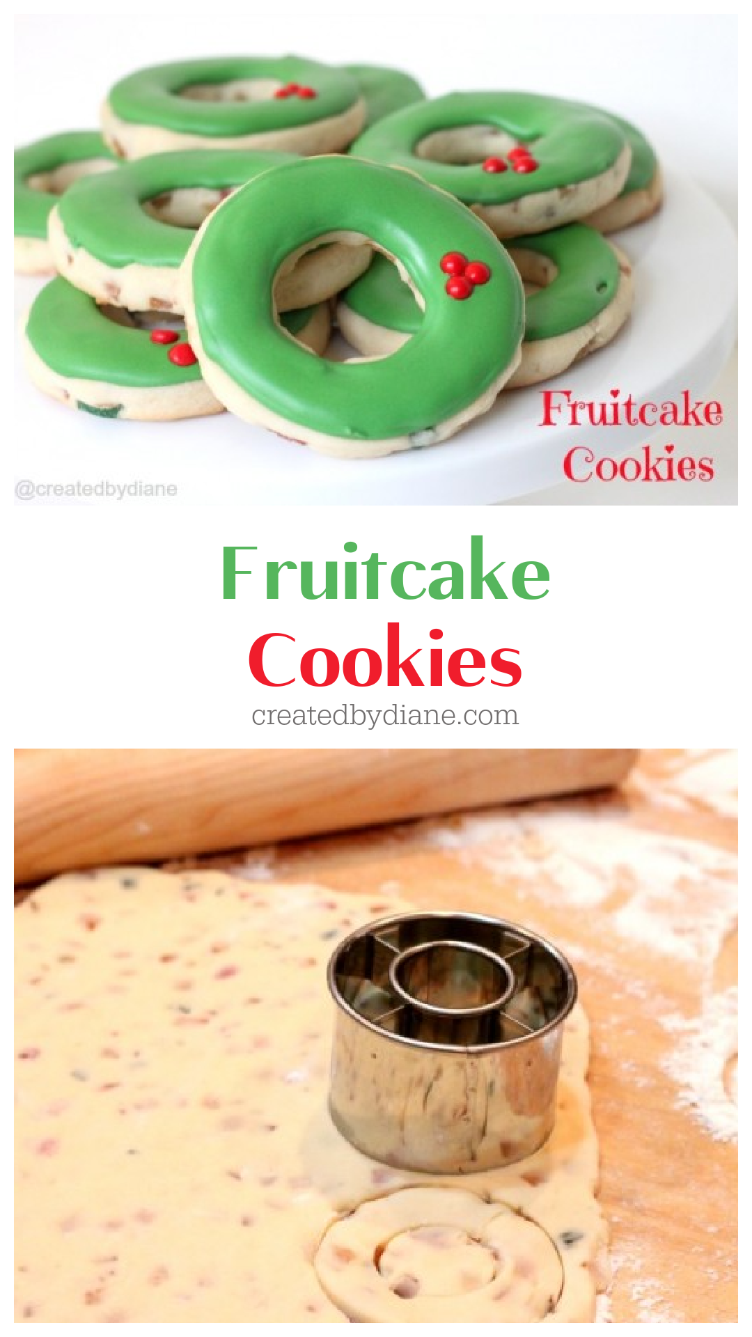 Fruitcake Cut Out Cookies