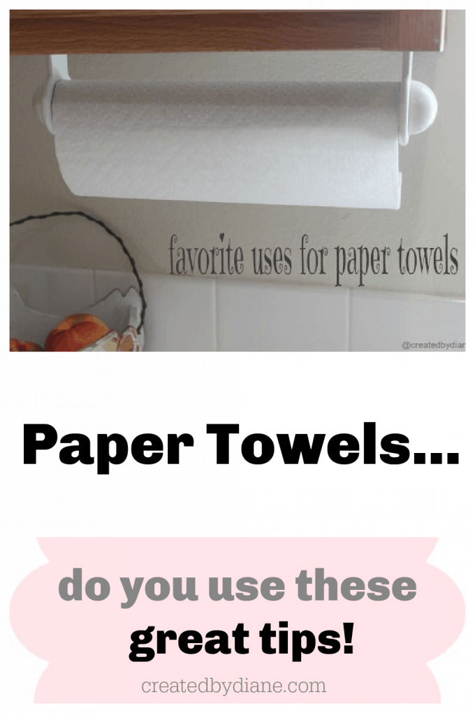 paper towel uses createdbydiane.com