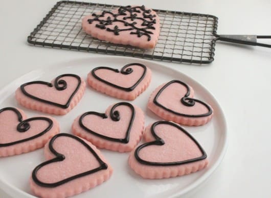 Strawberry Cut Out Cookies