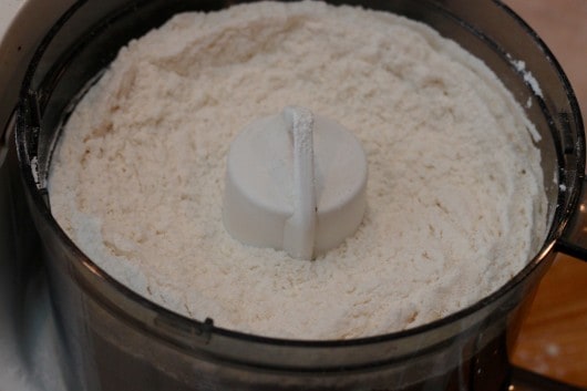 making scones in a food processor