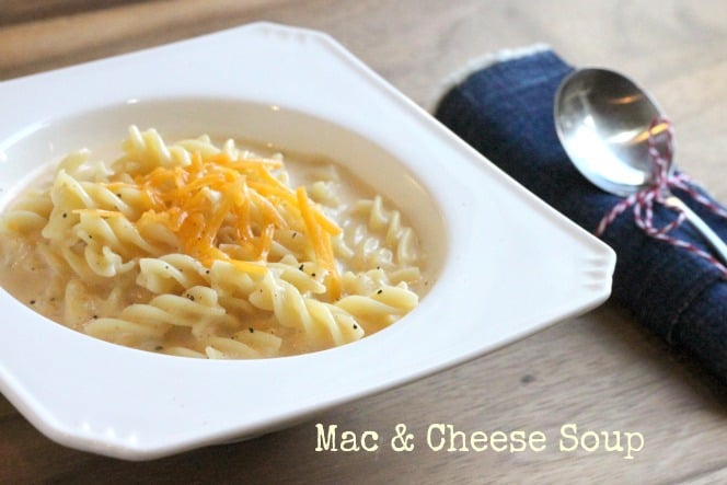 Mac and Cheese Soup @createdbydiane