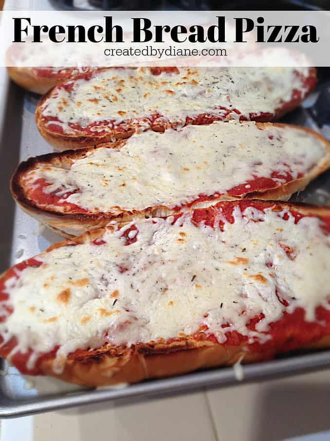 french bread pizza recipe in minutes createdbydiane.com