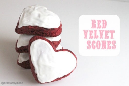 red velvet scone recipe @createdbydiane