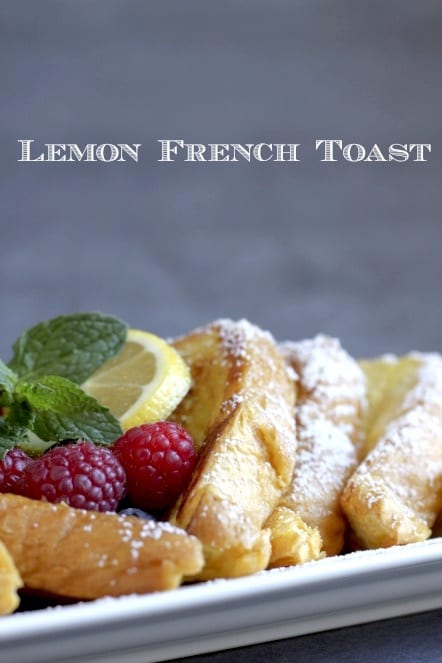 Lemon French Toast recipe @createdbydiane