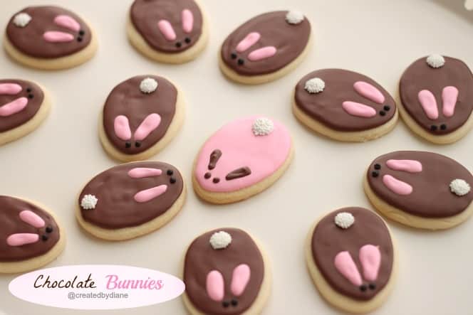 Chocolate Bunny Cookies