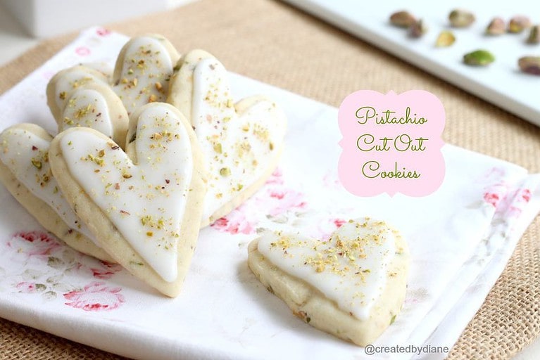 Pistachio Cut Out Cookies