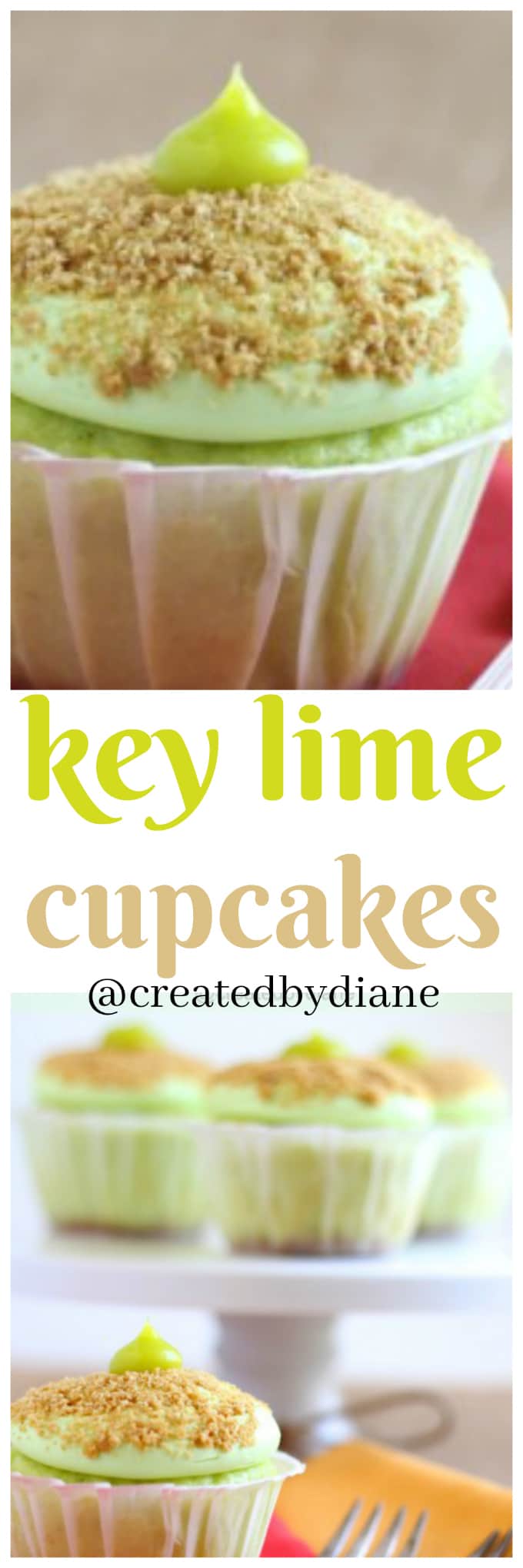 key lime cupcakes @createdbydiane