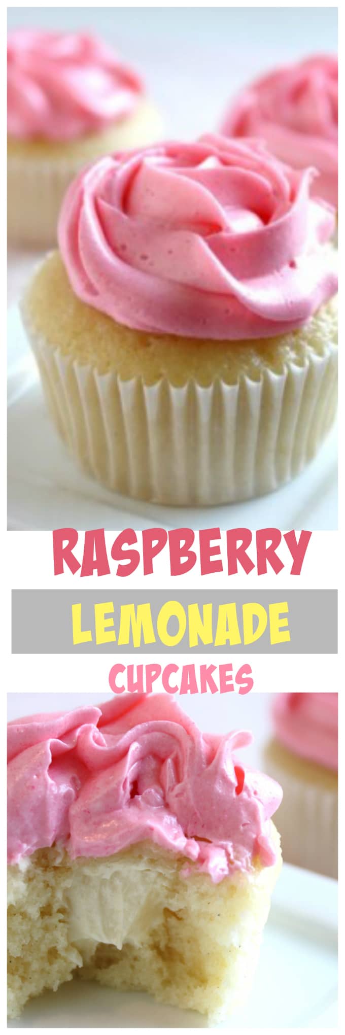 raspberry lemonade cupcakes