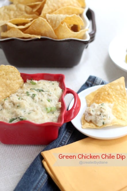 Green Chicken Chile Dip from @createdbydiane