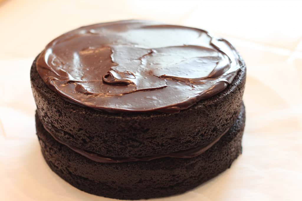 Dark Chocolate Fudge Cake Created by Diane