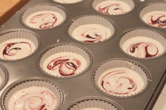 Raspberry Swirl Cupcakes @createdbydiane